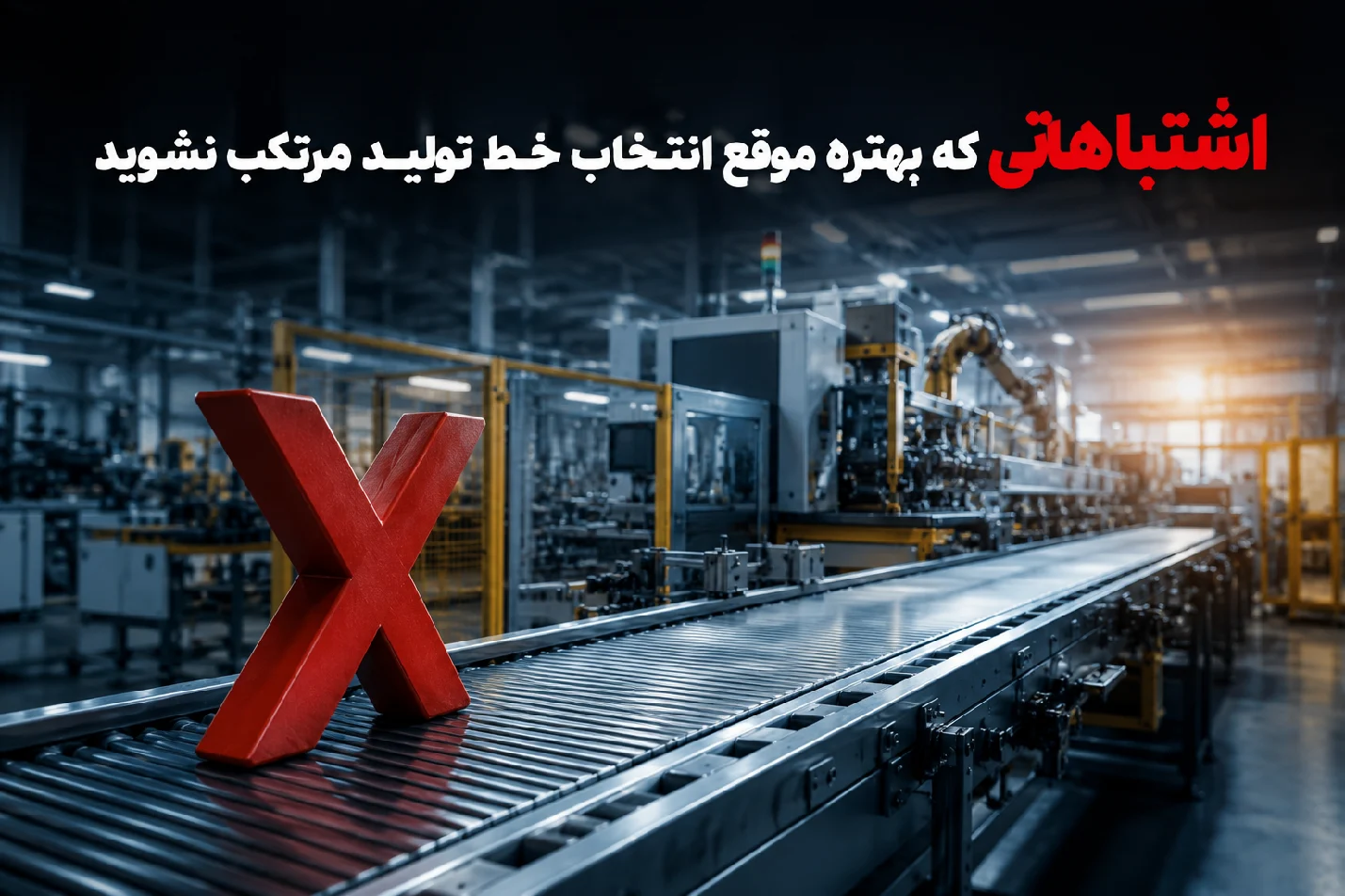اشتباهاتی که بهتره موقع انتخاب خط تولید مرتکب نشوید