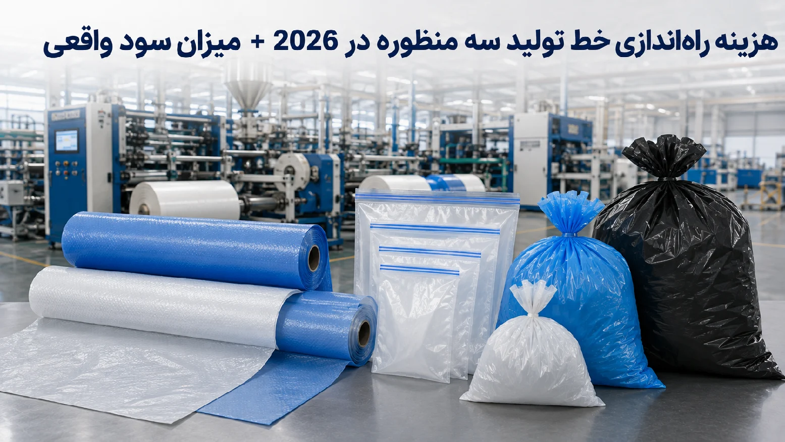 هزینه راهاندازی خط تولید سه منظوره