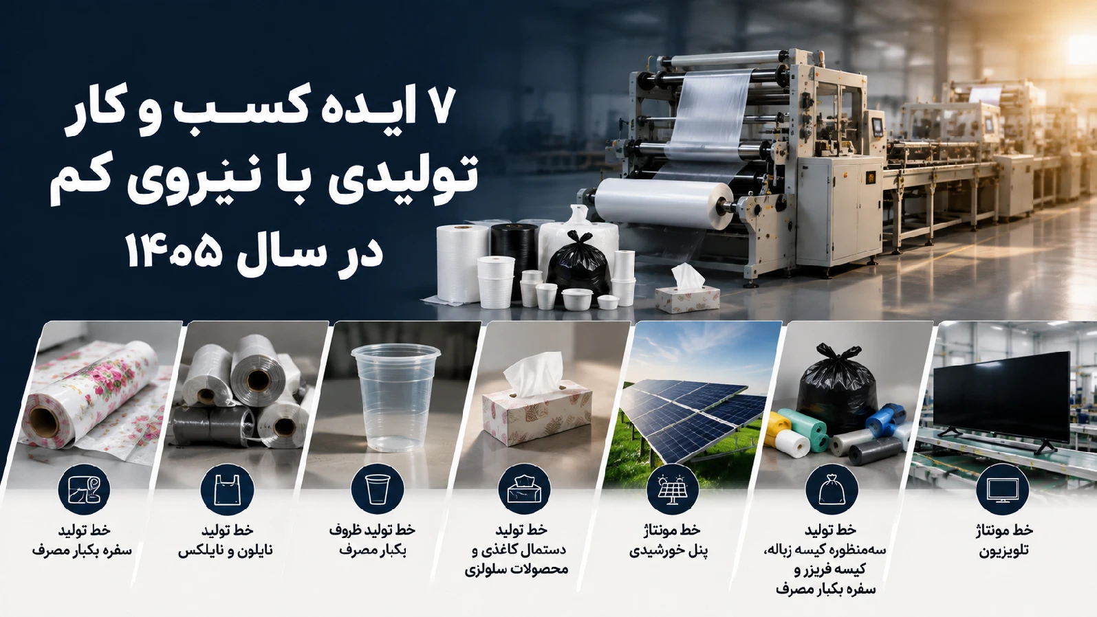 ایده کسب و کار تولیدی با نیروی کم